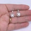 Silver Pearl Crystal Earrings "Dariya" Carousel 3