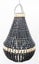 Chandelier Beaded Black and Natural Carousel 1