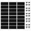 Insect Door Curtain 210 X 100 Cm 2 Pcs Magnet Black Carousel 6