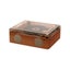 Portable CD Player Transparent Dust Cover Support CD Headphones Brown Carousel 5