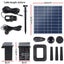Gardeon Solar Pond Pump with Battery Kit LED Lights 9.8FT Carousel 2