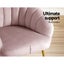 Artiss Armchair Velvet Pink Eloise Carousel 7
