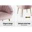 Artiss Armchair Velvet Pink Eloise Carousel 8