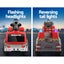 Rigo Kids Electric Ride On Car Fire Engine Fighting Truck Toy Cars 6V Red Carousel 12