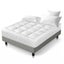 Giselle Queen Mattress Topper Pillowtop 1000GSM Microfibre Filling Protector Carousel 1