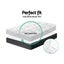 Giselle Queen Mattress Topper Pillowtop 1000GSM Microfibre Filling Protector Carousel 6
