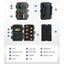 UL-tech 4K 16MP Trail Camera Wildlife Hunting Security Cam Night Vision Carousel 7