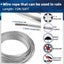 30M Stainless Steel Wire Rope Cable Kit Hooks Hanging Garden Railing Roll Carousel 2