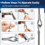 30M Stainless Steel Wire Rope Cable Kit Hooks Hanging Garden Railing Roll Carousel 3