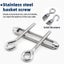 30M Stainless Steel Wire Rope Cable Kit Hooks Hanging Garden Railing Roll Carousel 5