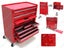 Black Steel Multi-Drawer Storage Lock Box & Wheel Trolley 220 Carousel 3