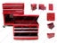 Black Steel Multi-Drawer Storage Lock Box & Wheel Trolley 220 Carousel 4