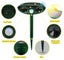 Ultrasonic Cat Deterrent,Solar Powered Deterrent Motion Sensor Pest Control Carousel 5