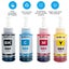 4pcs Ink Refill Bottle for Epson Ink Tank L series Eco Tank Printer 100ml Carousel 6