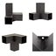 Roof Pergola Gazebo Shed Matte Black Steel Brackets and Coffee Screen DIY Kits Carousel 11
