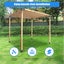 Roof Pergola Gazebo Shed Matte Black Steel Brackets and Coffee Screen DIY Kits Carousel 5