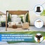 Roof Pergola Gazebo Shed Matte Black Steel Brackets and Coffee Screen DIY Kits Carousel 8