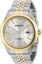 Invicta Aviator 38419 Men's Round Two-Tone Silver Dial Date Analog Round Watch Carousel 1
