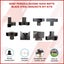 Roof Pergola Gazebo Shed Matte Black Steel Brackets DIY Kits Carousel 3