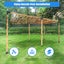 Roof Pergola Gazebo Shed Matte Black Steel Brackets DIY Kits Carousel 5