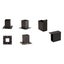 Roof Pergola Gazebo Shed Matte Black Steel Brackets DIY Kits Carousel 10