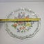 Vintage New Florence Japan Scallap Edge Plate Reverse Print Floral Image Carousel 4