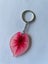 Caladium Leaf Keychain - Botanical Accessory Carousel 1