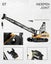 Rc Crane 1:14 2.4Ghz Construction Tower Excavator Truck Toy Kids Boys Gift Carousel 9