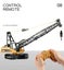 Rc Crane 1:14 2.4Ghz Construction Tower Excavator Truck Toy Kids Boys Gift Carousel 10