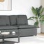 Modular Sofa Centre Module With Cushions Dark Grey 100 Cm Aobaaon Carousel 1