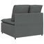 Modular Sofa Centre Module With Cushions Dark Grey 100 Cm Aobaaon Carousel 6