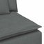 Modular Sofa Centre Module With Cushions Dark Grey 100 Cm Aobaaon Carousel 7