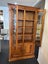 Outback Furniture Solid Pine Leadlight Glass Door Bookcase/ Display Cabinet Carousel 9
