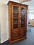 Outback Furniture Solid Pine Leadlight Glass Door Bookcase/ Display Cabinet Carousel 11