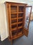 Outback Furniture Solid Pine Leadlight Glass Door Bookcase/ Display Cabinet Carousel 14