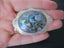 (NK9) VINTAGE - Large SILVER PAUA BROOCH - elaborate engraving.... Carousel 5