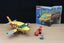 LEGO CITY 7732 - Post Plane + Postman + parcel + trolley & COUNTDOWN Farm Bricks Carousel 3
