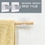 8 Pcs Adhesive Curtain Rod Hooks Curtain Rod Bracket No Drilling Carousel 2