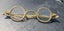 Mid 1800s Turnpin Eyeglasses in Brass. Unique item in NZ outside Museums ? Carousel 16