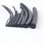 Black Foamed Silicone Rubber Seal Strip Round Dia 3 4 5 6 7 8 Mm Oring Line Carousel 2