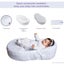 CocoonaBaby Red Castle Nest Linen Newborn Baby Ergonomic Sleeping Aid Mattress Carousel 6