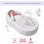 CocoonaBaby Red Castle Nest Linen Newborn Baby Ergonomic Sleeping Aid Mattress Carousel 8