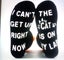 THE CATTAGE - Fun Cat Unisex Novelty Black Socks Add Whimsey To Your Feet Carousel 2