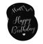 Inkdotpot Happy Birthday,Invitation Favor Paper Tags Foil Hang Tags Carousel 1
