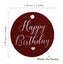 Inkdotpot Happy Birthday,Invitation Favor Paper Tags Foil Hang Tags Carousel 6
