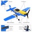3 Channel RC Plane P-51D Mustang Remote Control Airplane Ready to Fly Carousel 10