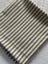 A length of UNUSED thick cotton ticking - brown/ black/ grey Carousel 4