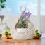 Elosung Khaki 3 Piece Wall Mounted Cotton Rope Storage Baskets Large Medium And Carousel 4