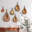 Elosung Khaki 3 Piece Wall Mounted Cotton Rope Storage Baskets Large Medium And Carousel 5