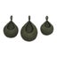 Elosung Green 3 Piece Wall Mounted Cotton Rope Storage Baskets Large Medium And Carousel 1